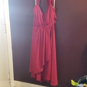 David's bridal red dress size 16